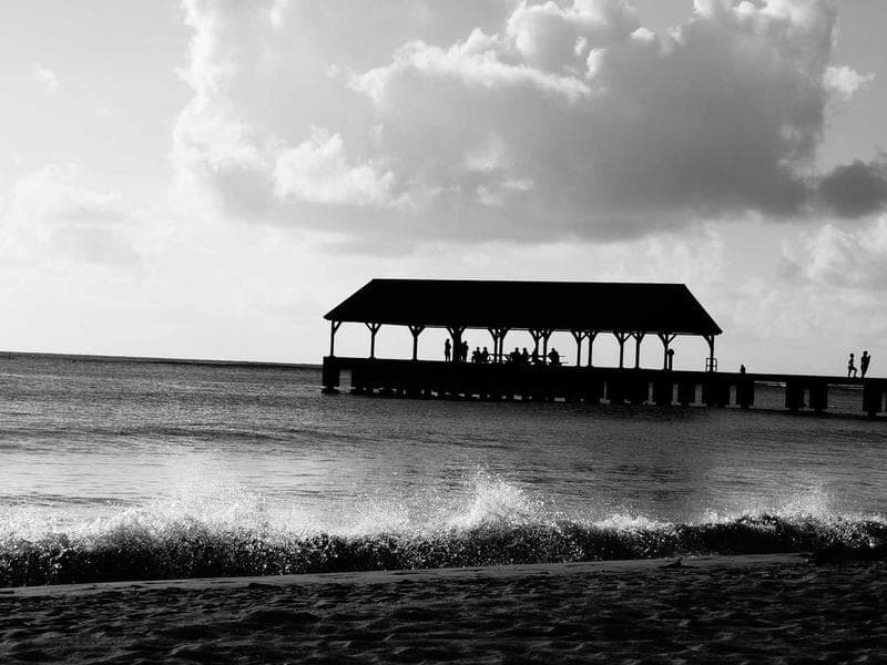 WPC-Terrasse am Wasser